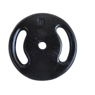 Imagem de Anilha Ferro Fundido Pintada Academia 10 Kg