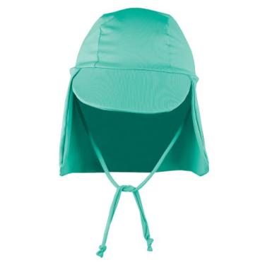 Imagem de Boné Chapéu Infantil bebê Proteção Solar UV 50+ Praia Piscina Menino Menina (Verde água, M(2 anos - 6 anos))