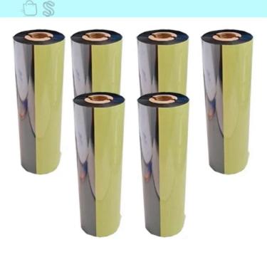 Imagem de Ribbon Sbrix 110mmx74m Cera 6 Unidades Elgin Gc420 Argox Zebra