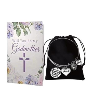 Imagem de Pulseira e conjunto de presente de cartão da coleção Infinity para madrinha - presente de madrinha - joia para a tia da deusa