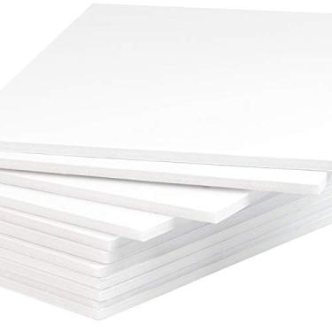 Imagem de MBC MAT BOARD CENTER, Pacote de 10 placas de espuma branca de 1/8" (40,6 x 50,8 cm, branco)