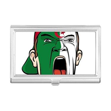 Imagem de Capa de maquiagem facial Argélia com porta-cartões de visita, porta-cartões