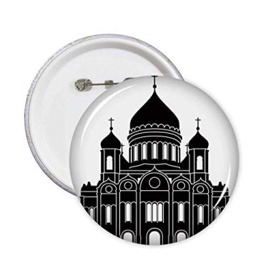Imagem de Emblema de catedral de Moscou, Rússia, broches, botões, decoração de acessórios, 5 peças