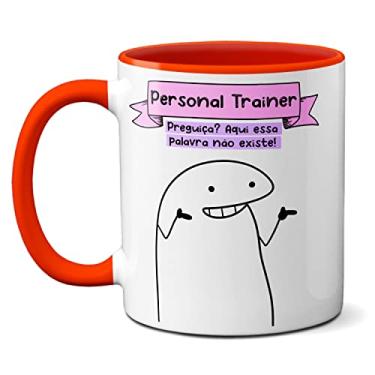 Imagem de Caneca Personal Trainer Preguiça? Aqui Essa Palavra Ñ Existe (Vermelha)