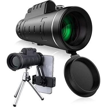 Imagem de Telescópio Monocular 12x50 Alta Potência Bak4 Prisma FMC Revestimento Smartphone Tripé Adaptador de Montagem Perfeito Observação de Pássaros Caminhadas Concertos Vida Selvagem