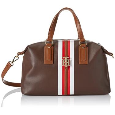 Imagem de Tommy Hilfiger Bolsa tiracolo feminina Jaden, Castanho, One Size, Bolsa tiracolo Jaden