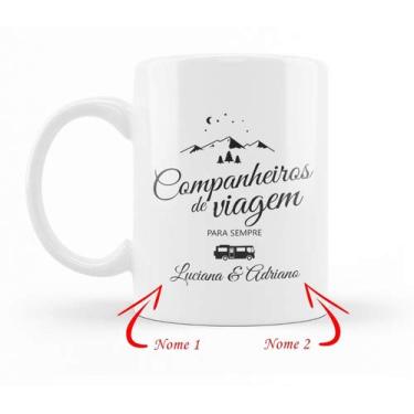 Imagem de Caneca Personalizada Casal Companheiros De Viagem