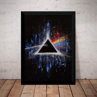 Imagem de Fanarte Quadro Rock Pink Floyd The Dark Side Of The Moon Poster 42x29,7 cm