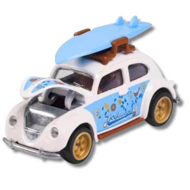 Imagem de Miniatura Carro Volkswagen Fusca/Beetle 1/64 Branco Majorette