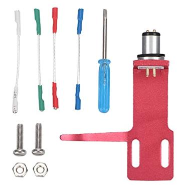 Imagem de Conjunto Completo,Toca-discos Toca-discos Fonógrafo Headshell Cartucho High-end Kit Toca-discos, Adequado Para A Maioria Dos Toca-discos(Vermelho)