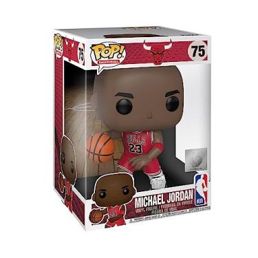 Imagem de Pop! Nba: Bulls - Michael Jordan (RED Jersey) - 25 Centímetros #54 – Funko, Multicolorido.