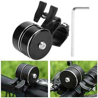 Imagem de Campainha de bicicleta de liga de alumínio 120db, alarme de campainha de bicicleta, para bicicleta de bicicleta(black)