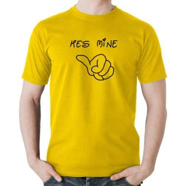 Imagem de Camiseta Algodão He's Mine - Foca Na Moda