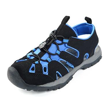 Imagem de Sandália infantil Burke II Northside, Black/Royal, 3 Little Kid