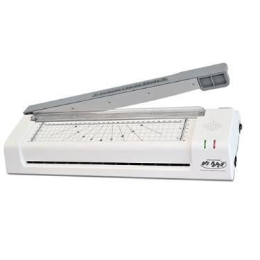 Imagem de Plastificadora e Guilhotina 3 em 1 A3 127V OFF-LG03 – Laminação Quente e Fria, Cortador, Redondo e Reto – Ideal para Escritório, Escolar e Documentos – 10575