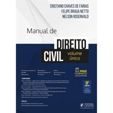 Imagem de Manual De Direito Civil - Volume Único - 2024