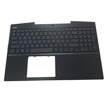 Imagem de Substituição para Dell G Series G3 15 3590 Laptop Upper Case Palmrest Backlit Keyboard Assembly Part 00JP6X 0JP6X 0JP6X