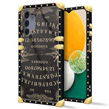 Imagem de DAIZAG Capa compatível com Samsung Galaxy A13 5G, B Witchy Ouija Board Case Luxury Elegant Women Girls Metal Decoration Corner Classic Retro Soft TPU Case para Samsung Galaxy A13 5G