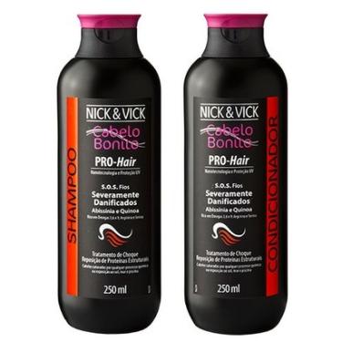 Imagem de Kit Shampoo + Condicionador Nick & Vick Pro-Hair S.O.S. Fios Kit-Unissex