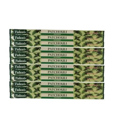 Imagem de Incenso Indiano Tulasi Patchouli - Espiritualidade - Paz Cx.12un.8v.