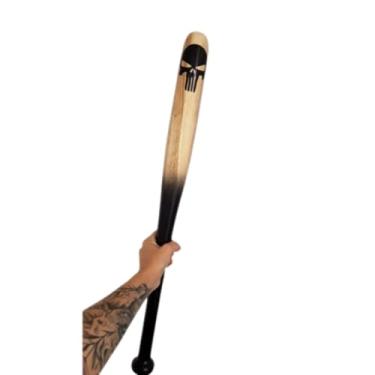 Imagem de Taco de Baseball justiceiro Pb 70cm - Bastao de baseball decorativo