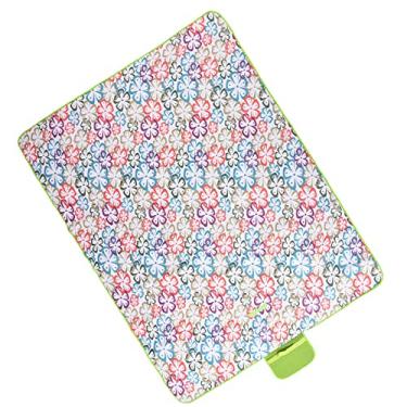 Imagem de Cobertor de acampamento, manta de piquenique durável de tamanho grande lavável à máquina para caminhada para acampamento para viajantes para piquenique(Floral)