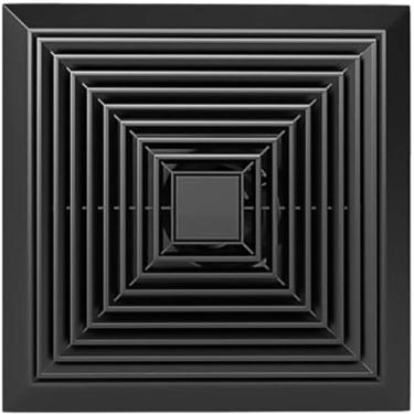 Imagem de Ventilador de exaustão Ventilador de exaustão para banheiro Ventilador de janela de teto com controle remoto Adequado para banheiro no sótão, sala de estar, garagem, etc., 10 polegadas