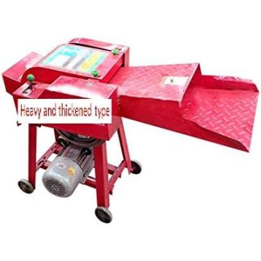 Imagem de Cortador de feno Cortador de palha 2.2kw Processamento de ração agrícola Máquina de silagem de palha Cortador de feno elétrico Cortador de palha de feno doméstico Triturador de colheita de f