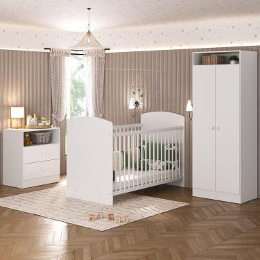 Imagem de Quarto Infantil Completo Doçura Multimóveis Branco