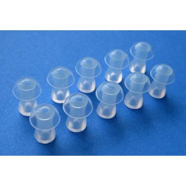 Imagem de 10 pontas auriculares de substituição macias para cogumelos compatíveis com o ouvido do Walker's Game: Game Ear HD Power Elite, Elite Comm, HD Pro Elite, HD Elite Elite, HD Elite HD Elite, Ultra Ear Camo (atrás da orelha) aparelhos auditivos