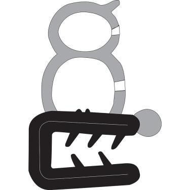 Imagem de Borracha Da Porta Ford Escort Verona De 4 Metros Tribulbo [F103]