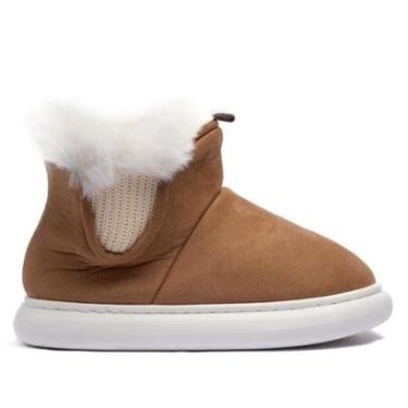 Imagem de Pantufa Feminina Flowfa Emma Preto-Feminino