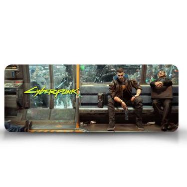 Imagem de Mouse Pad Gamer Cyberpunk 2077 Metrô - Império Da Impressão