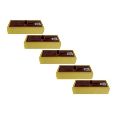 Imagem de Kit 5 Esponjas Esfregão Macias Limpeza Passa Cera Piso