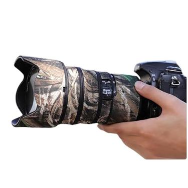 Imagem de CHASING BIRDS Revestimento de lente impermeável camuflado para Nikon AF-S 24-70 mm F2.8 E ED VR capa protetora de lente à prova de chuva (camuflagem palheta, com TC 1,4X (TC-14E III))