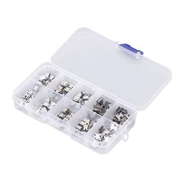 Imagem de Conector Fêmea Micro MINI USB de 100 Unidades Com Soquetes USB, Conectores Banhados a Níquel para Dispositivos Digitais, Eletrodomésticos, Produtos de Segurança, Vem Com Caixa de