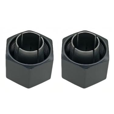 Imagem de Mandril de pinça de 12,7 mm e substituição de porca para roteador Dewalt 326286-04 DW6212 DW616 DW618 Hitachi 323-293, Bosch 2610906283 (2 peças)