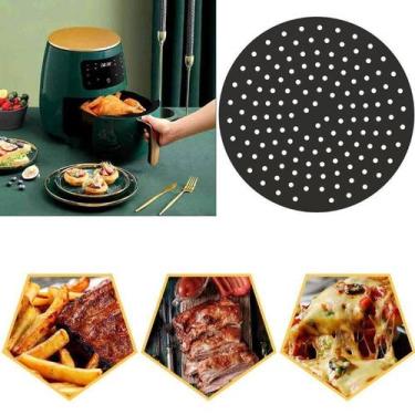 Imagem de Protetor De Silicone Fritadeira Airfryer 22,5Cm Reutilizável - Lorben