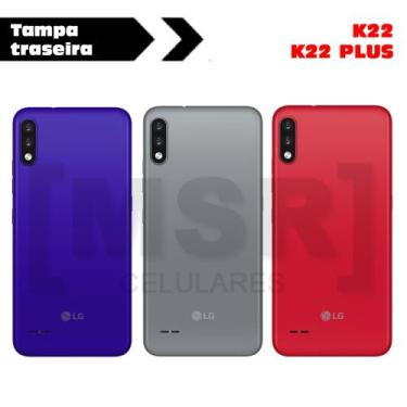 Imagem de Tampa traseira ORIGINAL celular LG modelo K22 e K22 PLUS, AZUL