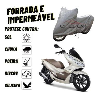 Imagem de Capa Para Cobrir Moto Honda PCX Forrada, Impermeável, Anti-U.V. - Prot