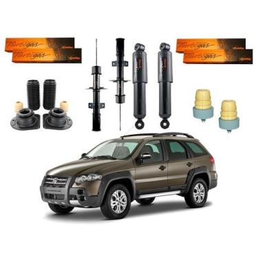 Imagem de Kit Amortecedor Dianteiro Traseiro Palio Adv 1.8 2008 A 2020 - Cofap