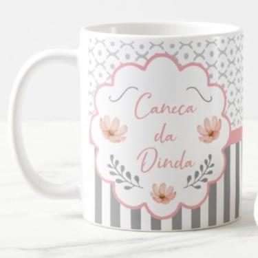 Imagem de Caneca da Dinda Batizado Lembrancinha Bença Madrinha