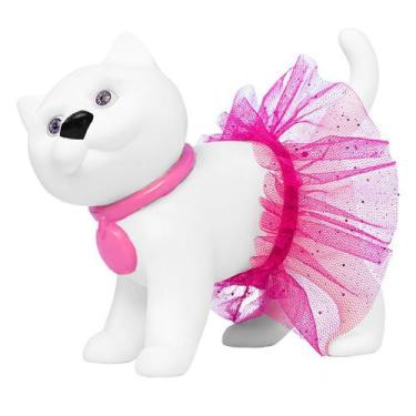 Imagem de Gatinho De Vinil Meu Pet Passeio C/ Acessórios - Anjo Brinquedos