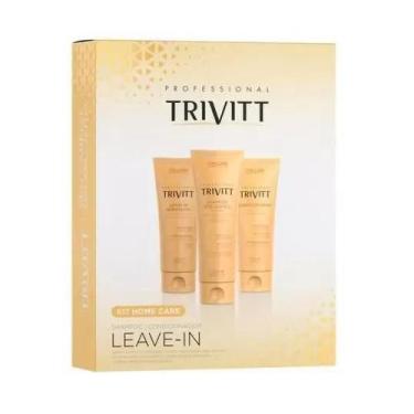 Imagem de Kit home care com leave-in trivitt