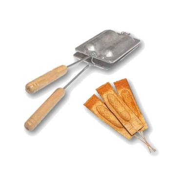 Imagem de Forma Crepeira De Fogão Para Crepe Suiço Alumínio Resistente - MK