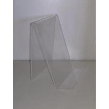 Imagem de Porta Livro 15x15cm Display Expositor Suporte Acrílico 5 Peças - AGV C