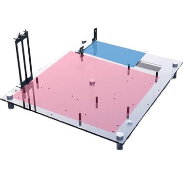 Imagem de Capa de computador de estrutura aberta para computador de bancada de teste de PC, suporte para placas-mãe ATX/M-ATX/ITX, moldura de vidro orgânico transparente, design de dissipação de calor