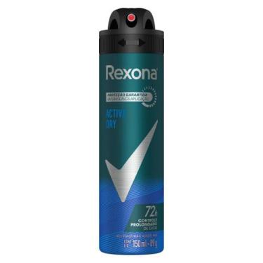 Imagem de Desodorante Rexona Men Active Dry Aerosol Antitranspirante 72h 150ml