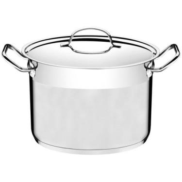 Imagem de Caldeirão Tramontina Inox 1,4L 20cm com Tampa - Professional 62625/200