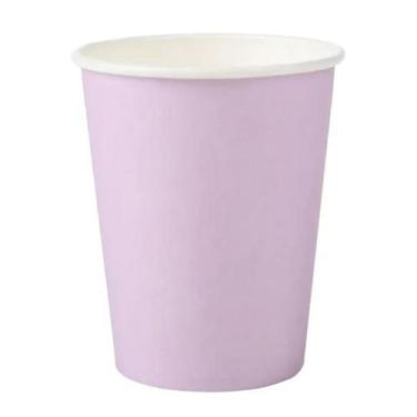 Imagem de Copo Descartável 270ml Lilás C/8 Unid. - Silves Festas